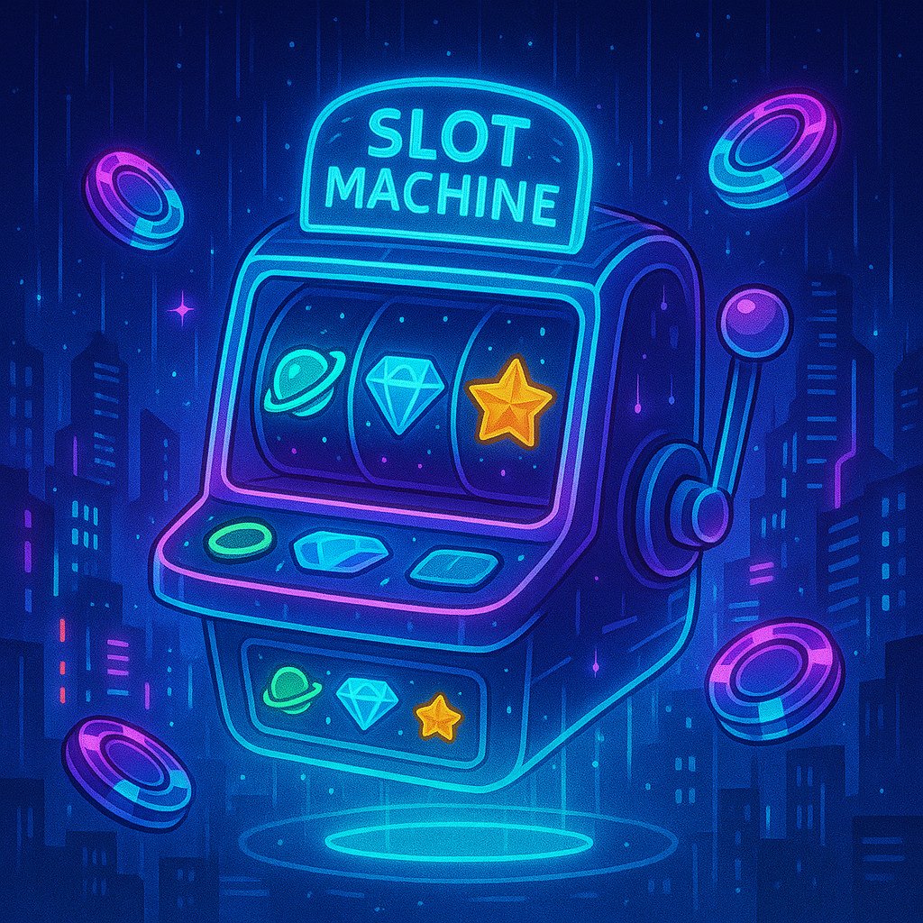 Ilustrasi modern sports entertainment dengan suasana neon dan teknologi